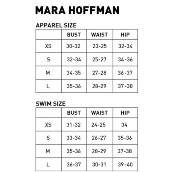 Mara Hoffman Sia Top Sz XL & Zoa Bottom Sz L Cream Multi - Picture 12 of 12